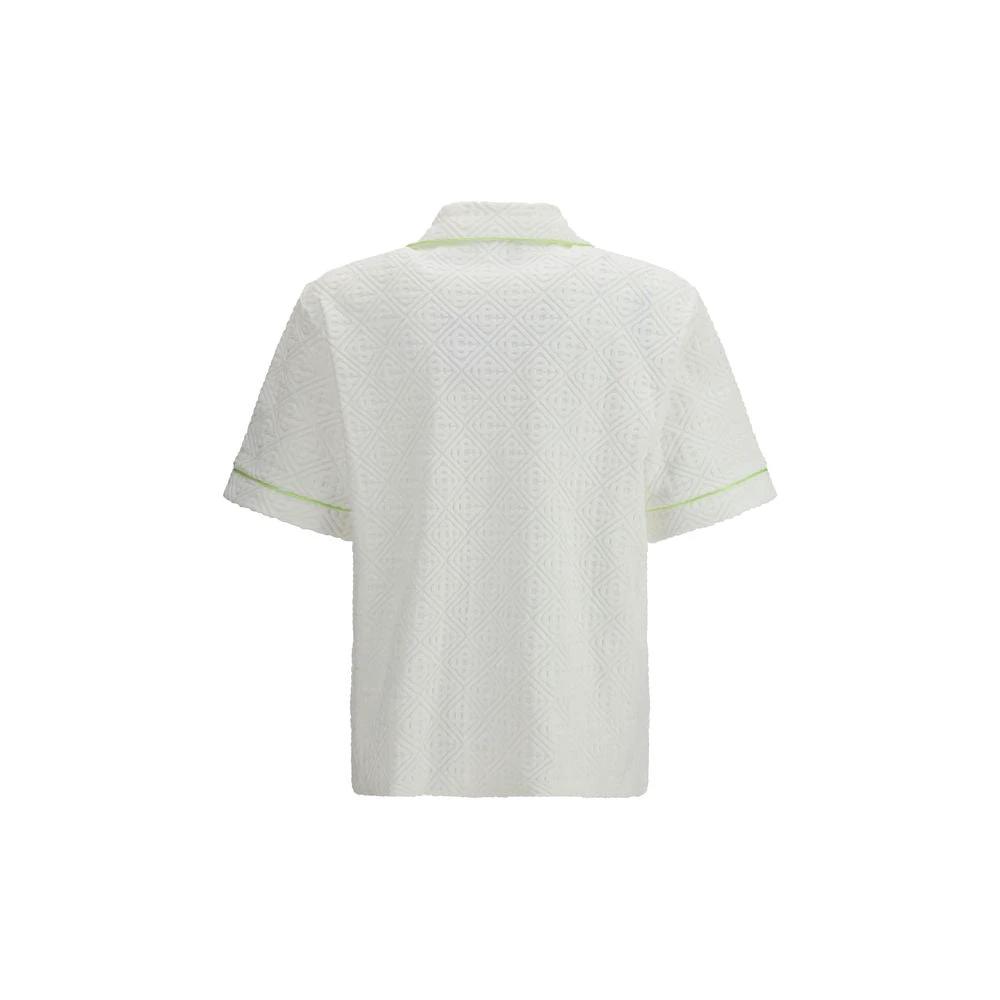 Chemise Casablanca blanche en coton à manches courtes