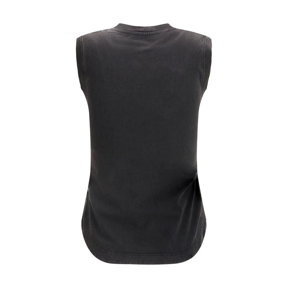 The Attico Black Cotton Top by The Attico