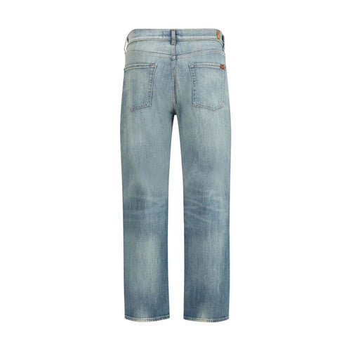 Jean 7FOR bleu en coton coupe décontractée