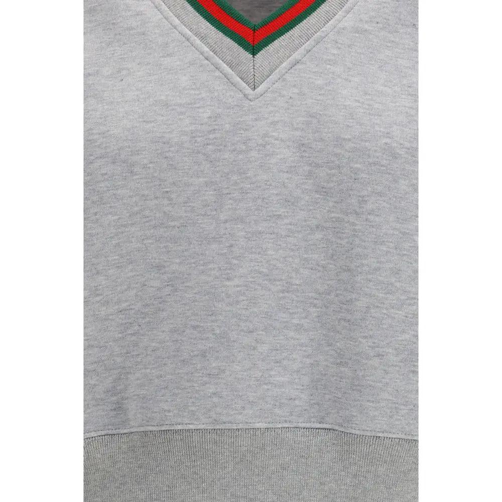 Sweat-shirt Gucci en coton gris