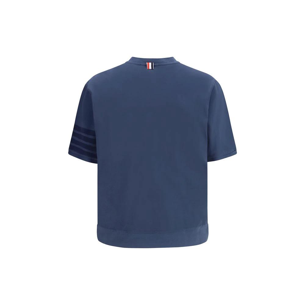 Thom Browne Blue Cotton Sportswear