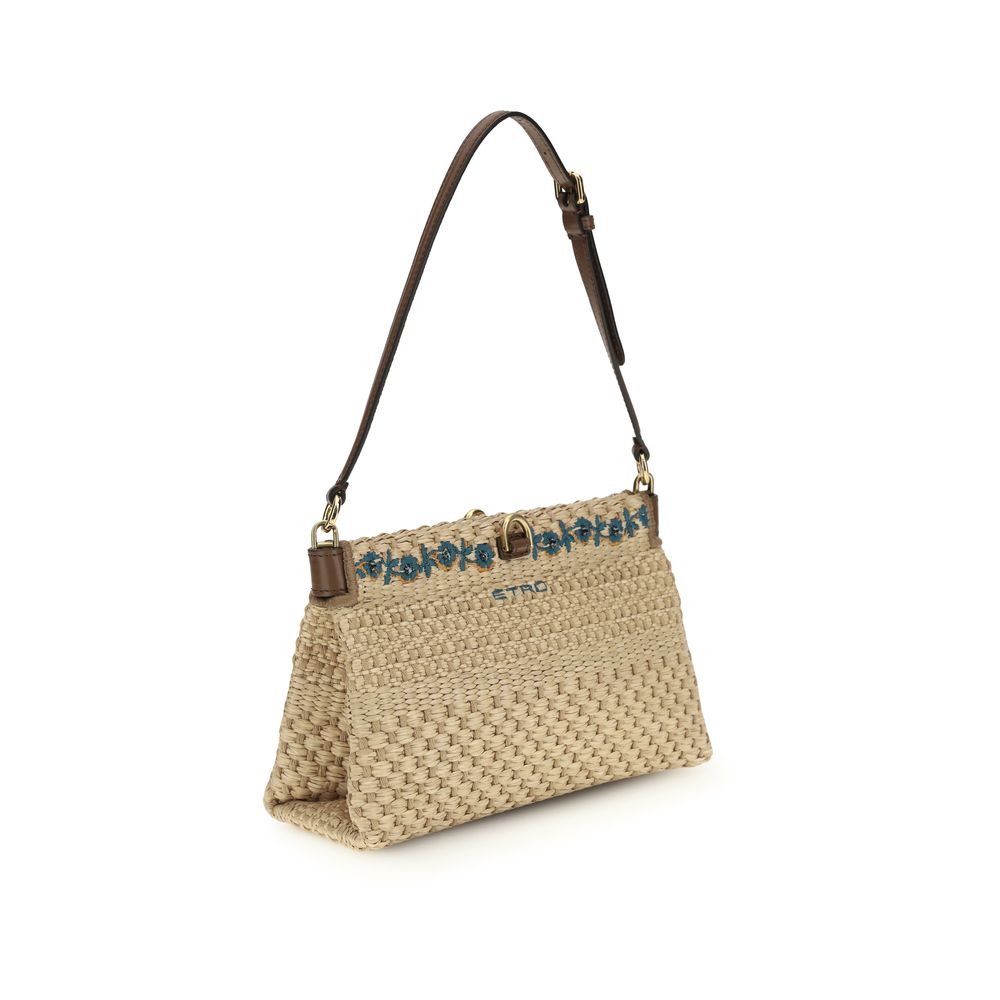 Sac bandoulière Etro beige en viscose