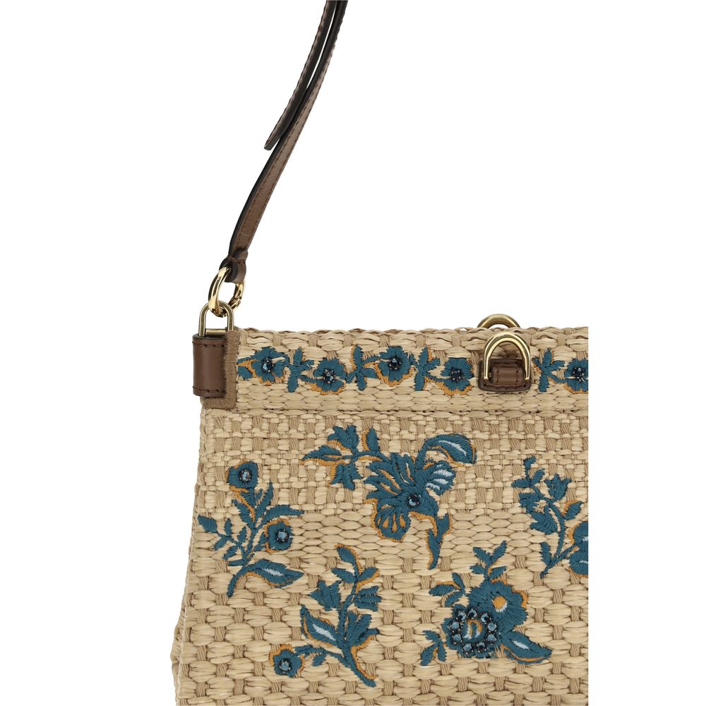 Sac bandoulière Etro beige en viscose