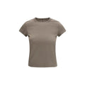 T-shirt en coton marron Rick Owens