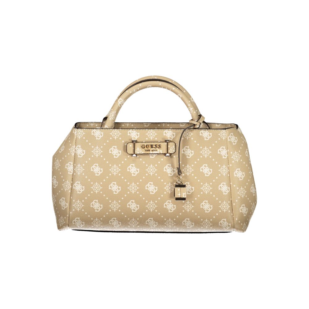 Sac à main Guess Jeans beige en polyuréthane pour femme