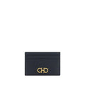 Portefeuille Ferragamo Bos Taurus en cuir de veau noir