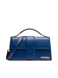 Sac à main Jacquemus Le Grand Bambino en cuir bleu marine foncé