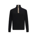 Sweat-shirt en laine noire Burberry