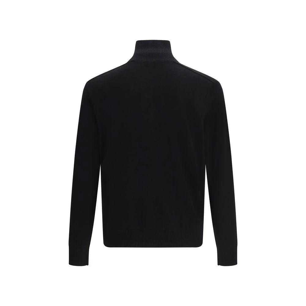 Sweat-shirt en laine noire Burberry