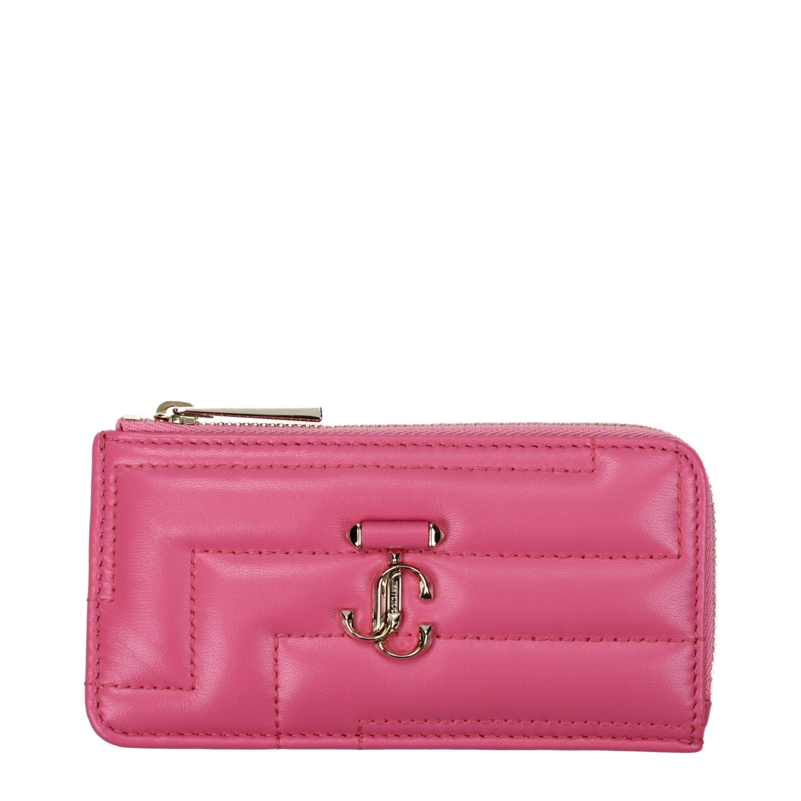 Jimmy Choo Pink Leather Wallet