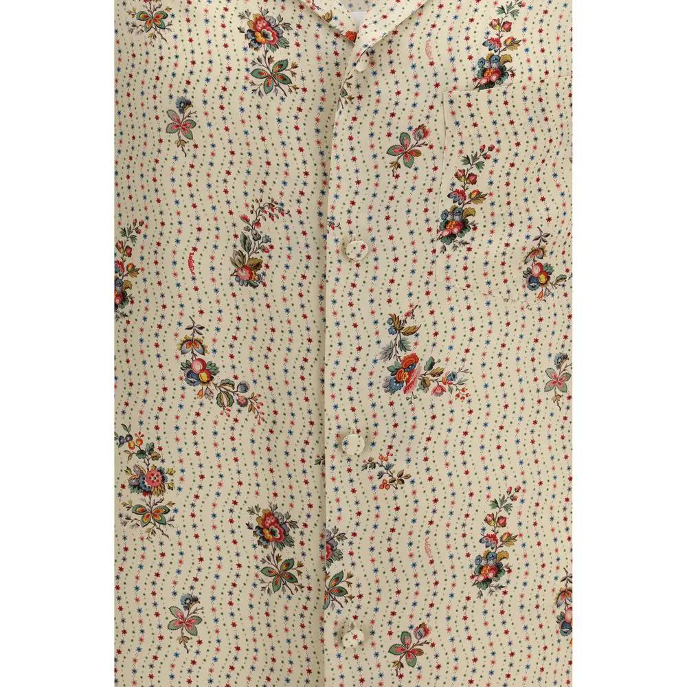 Chemise Valentino à motifs multicolores en soie