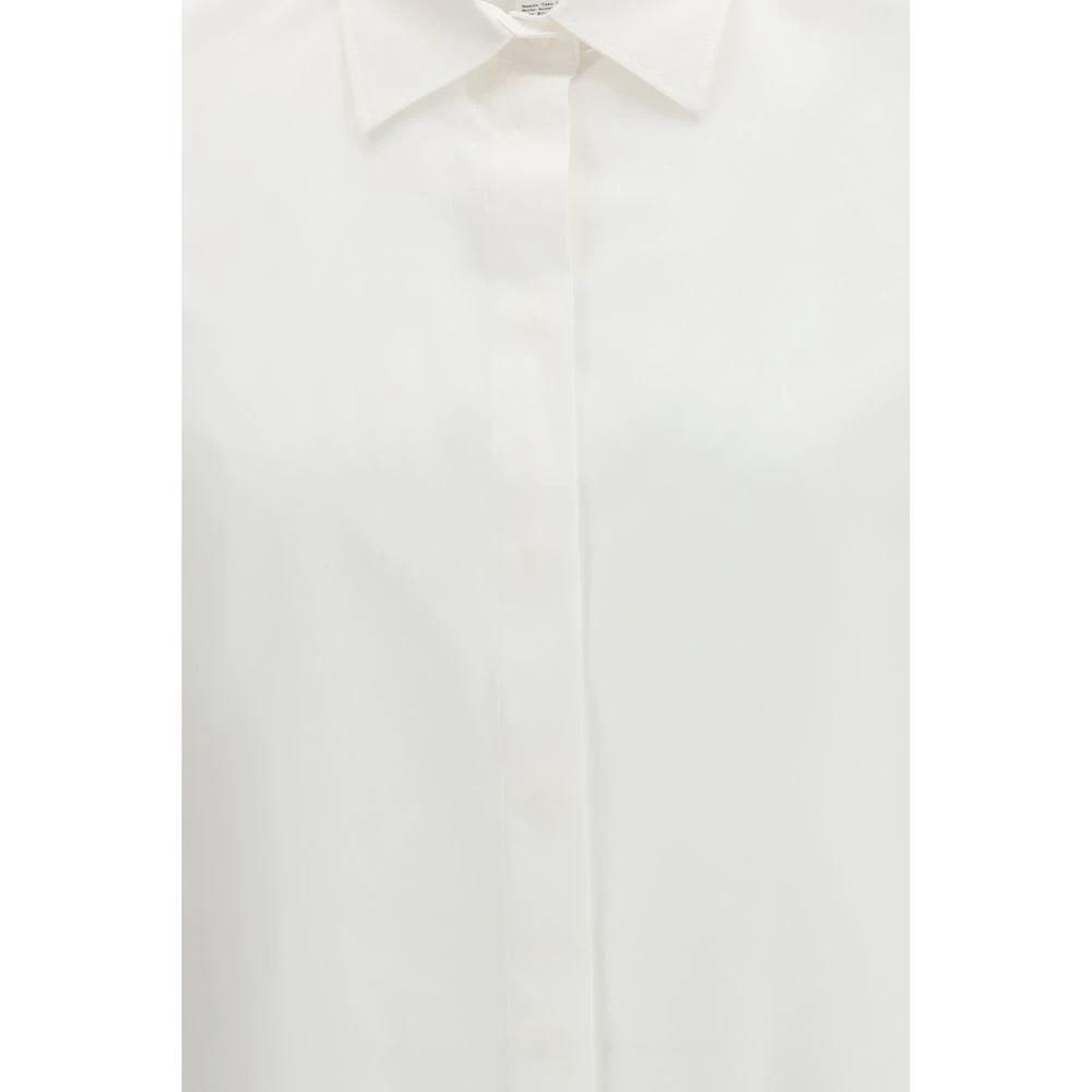 Chemise habillée blanche en coton Max Mara