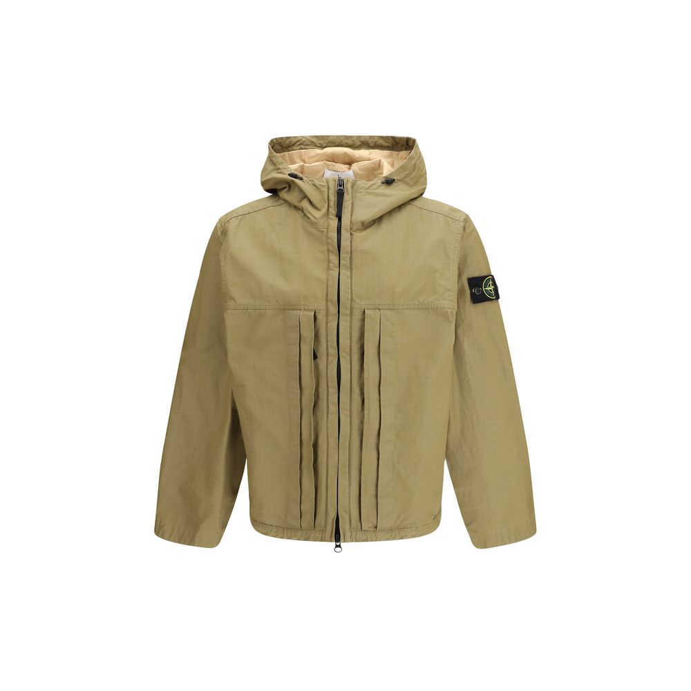 Veste Stone Island bicolore en coton