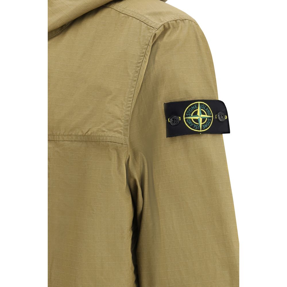 Veste Stone Island bicolore en coton