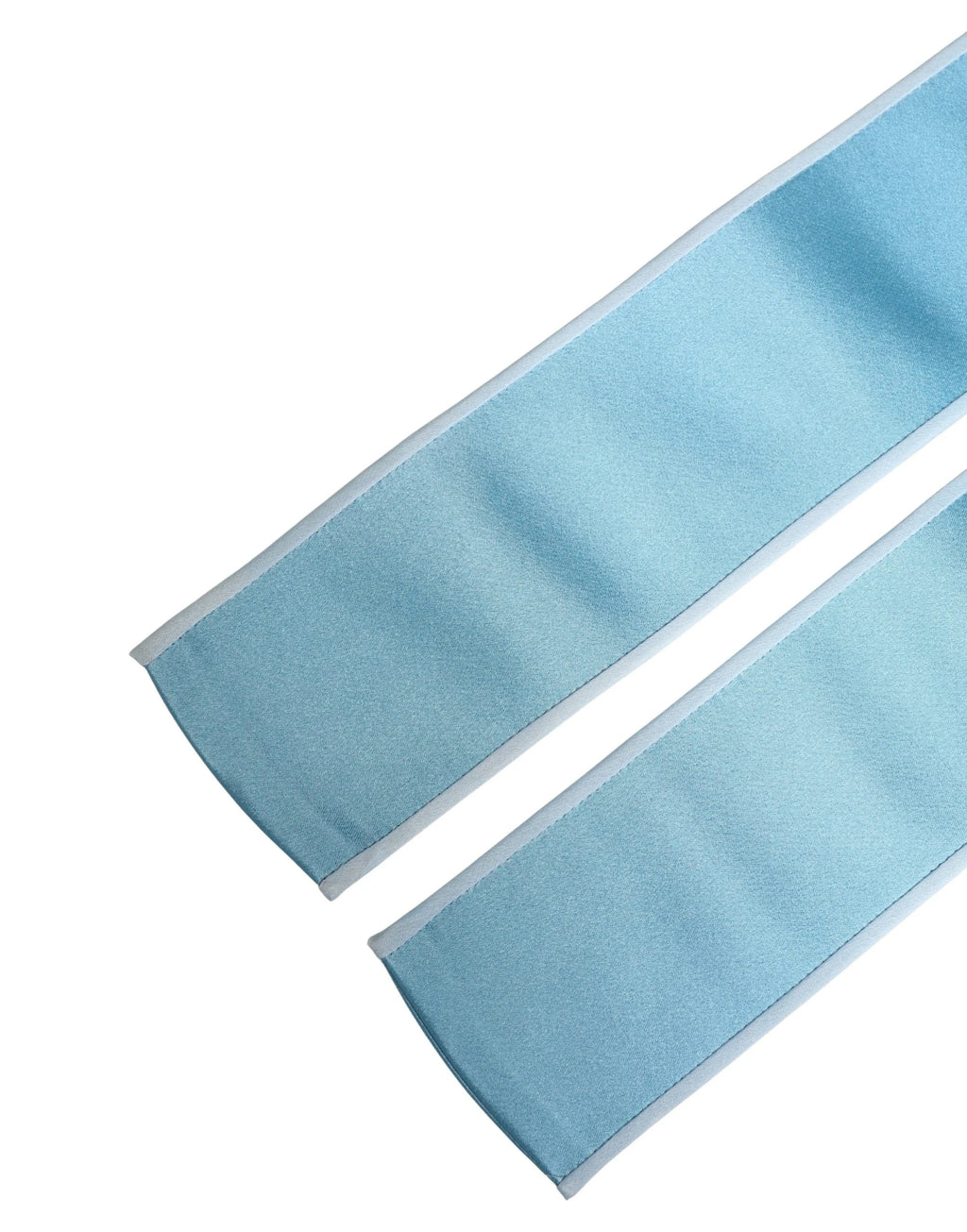 Ceinture Dolce &amp; Gabbana en satin de soie bleu clair pour femme