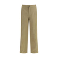 Pantalon décontracté en coton beige Burberry