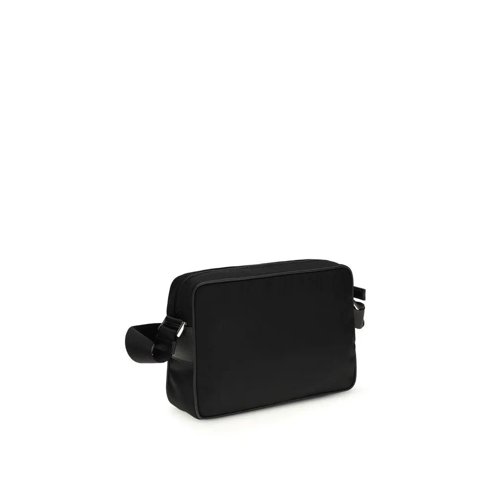 Sac bandoulière Prada noir en polyamide recyclé
