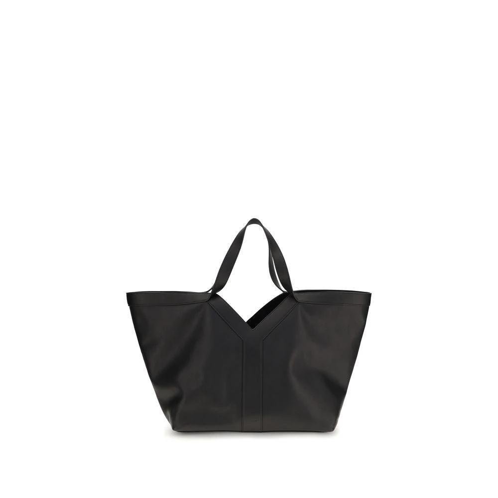 Sac bandoulière Saint Laurent Bos Taurus en cuir de veau noir