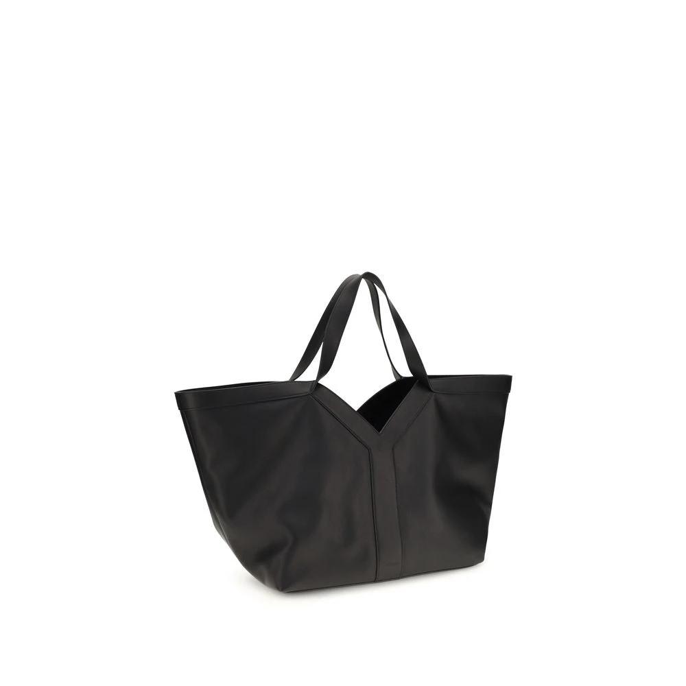 Sac bandoulière Saint Laurent Bos Taurus en cuir de veau noir
