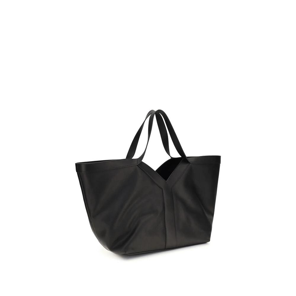 Sac bandoulière Saint Laurent Bos Taurus en cuir de veau noir