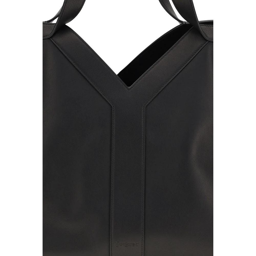 Sac bandoulière Saint Laurent Bos Taurus en cuir de veau noir