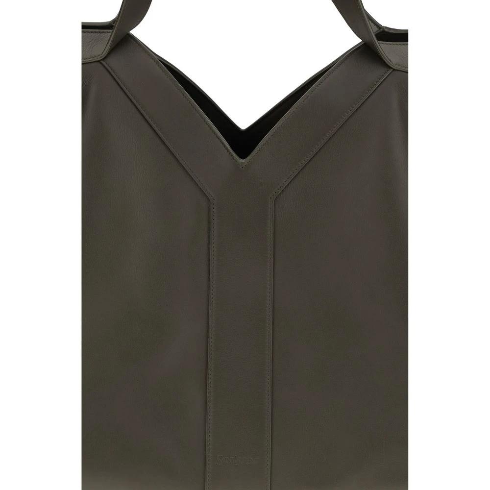Saint Laurent Bicolor Calf Leather Bos Taurus Shoulder Bag
