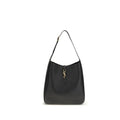 Sac bandoulière Saint Laurent Bos Taurus en cuir de veau noir