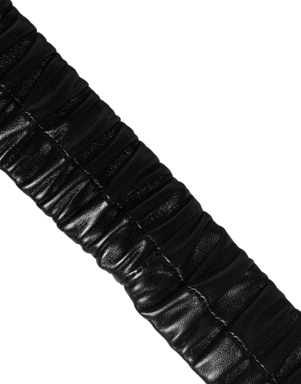 Dolce & Gabbana Black Leather Gold Heart Metal Buckle Belt Dolce & Gabbana