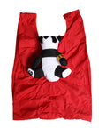 Dolce & Gabbana Men Red Polyester Panda Stuffed Ecobag Tote Borse Bag Dolce & Gabbana