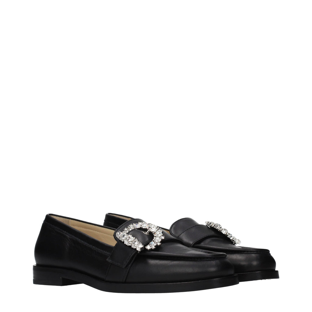 Mocassins Jimmy Choo en cuir noir
