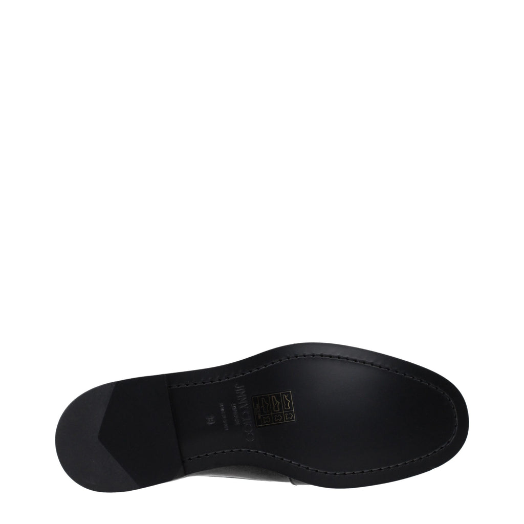 Mocassins Jimmy Choo en cuir noir