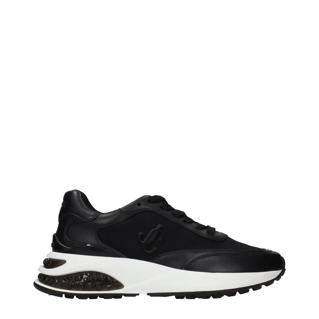 Baskets de sport Jimmy Choo en tissu noir