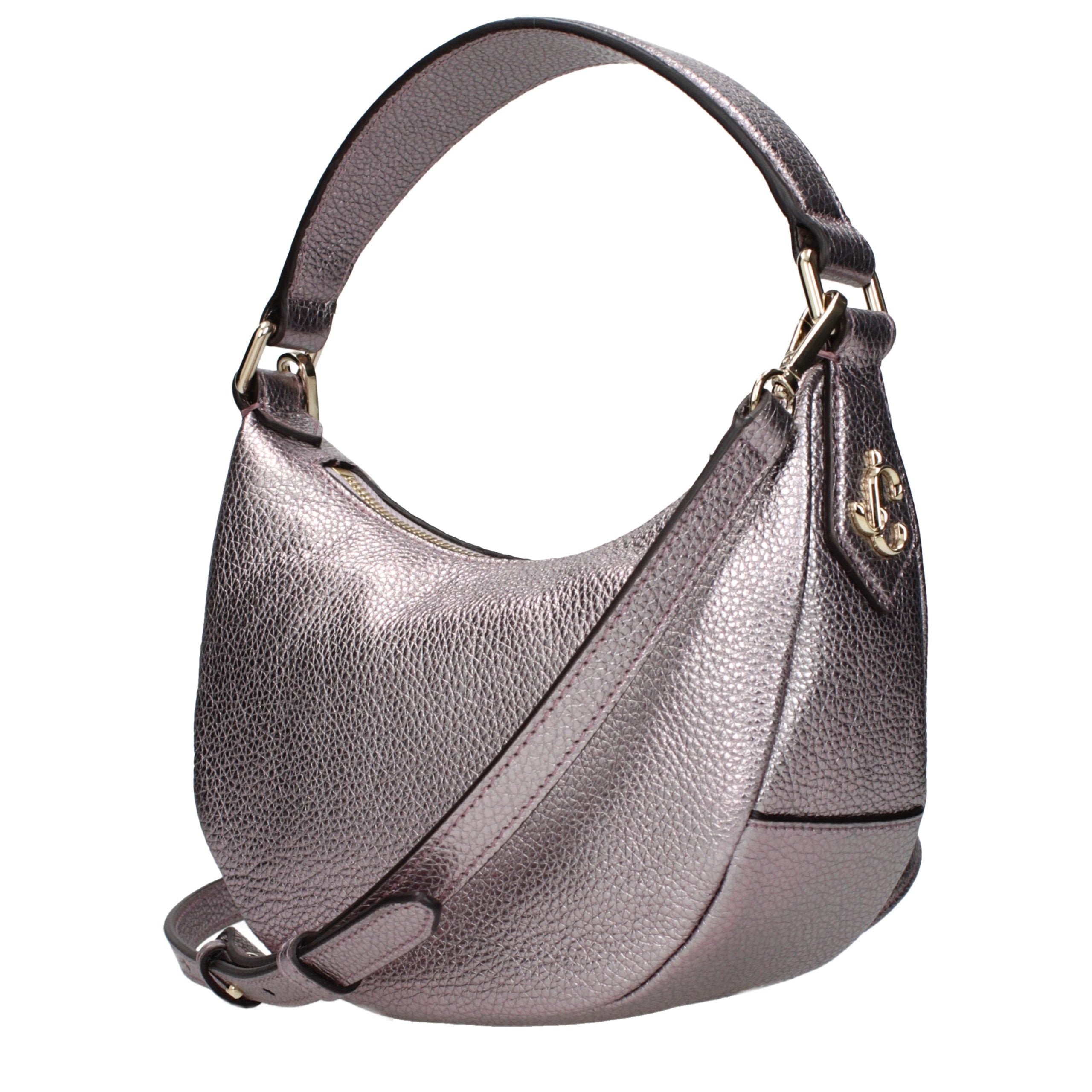 Sac à main en cuir rose Jimmy Choo