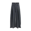 Pantalon décontracté gris en polyester Sacai
