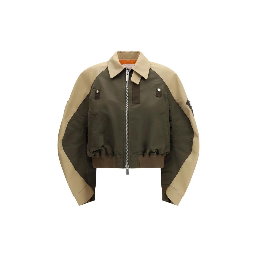 Bomber en coton bicolore Sacai