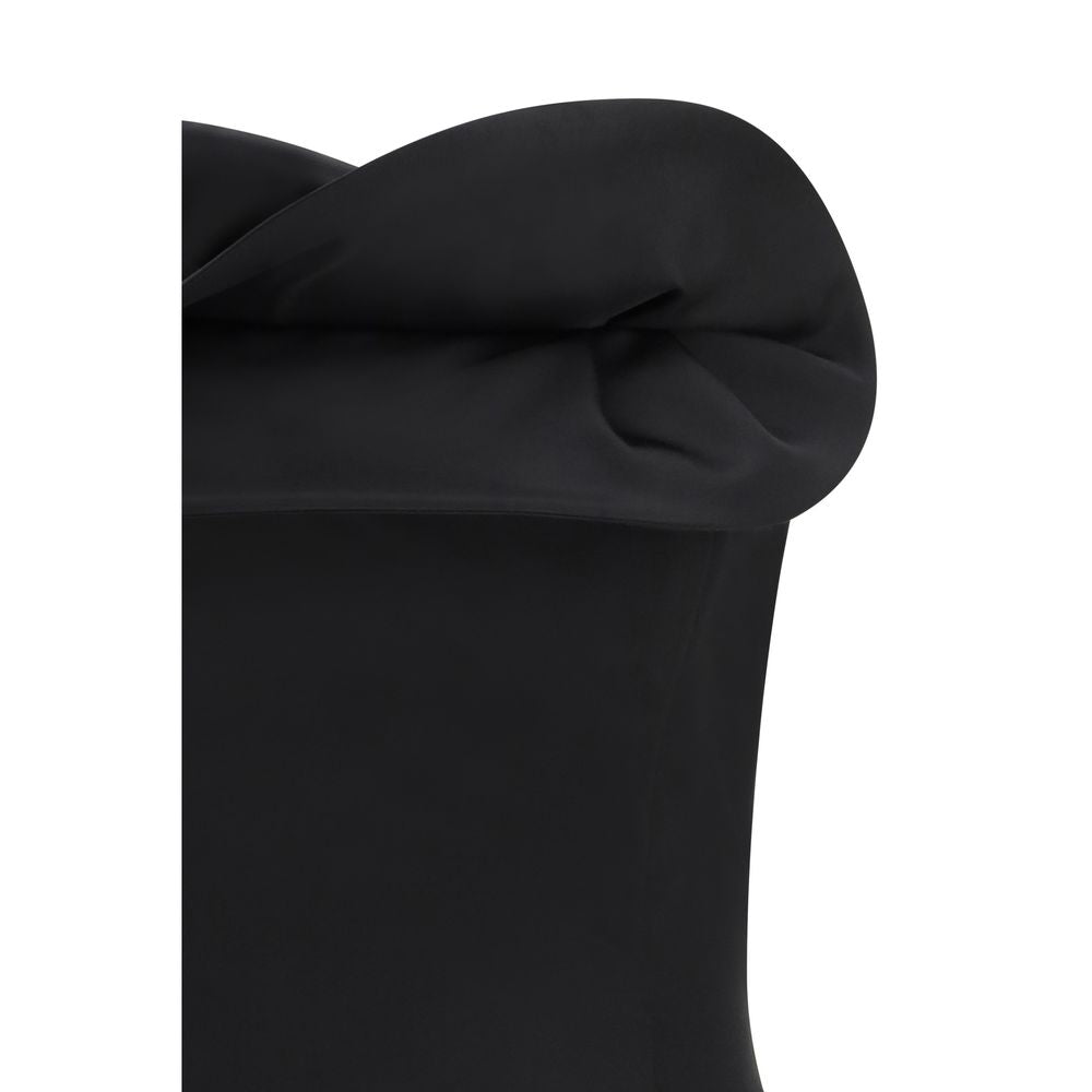 Magda Butrym Black Fleece Wool Top