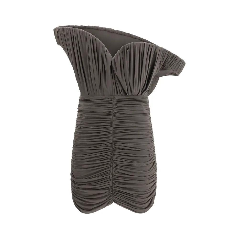 Magda Butrym Brown Copper Casual Dress