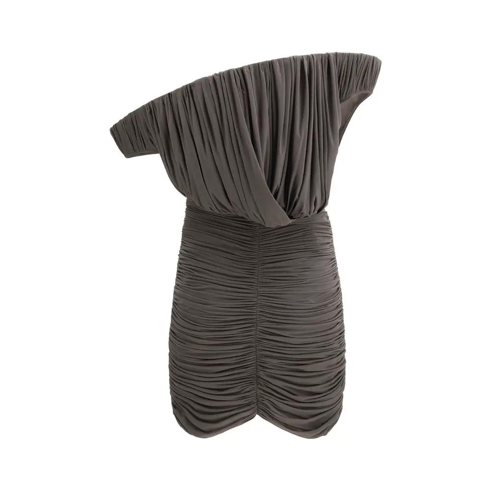 Magda Butrym Brown Copper Casual Dress