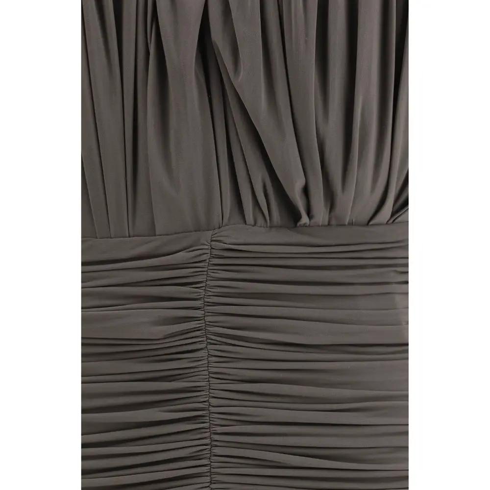 Magda Butrym Brown Copper Casual Dress