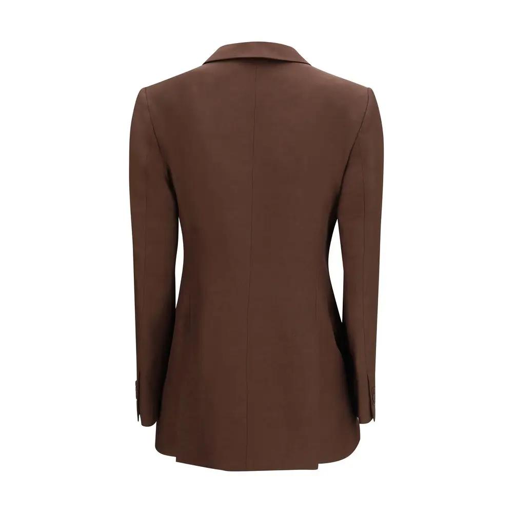 Blazer en coton marron PAROSH