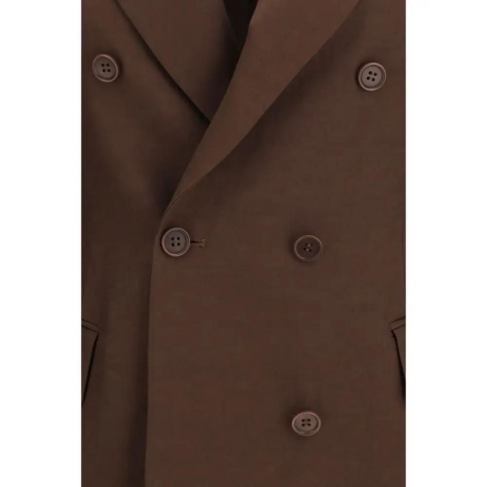 Blazer en coton marron PAROSH