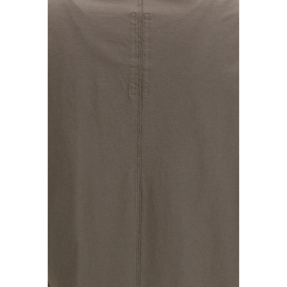 Rick Owens Brown Cotton T-Shirt