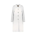 Manteau en laine blanche Herno