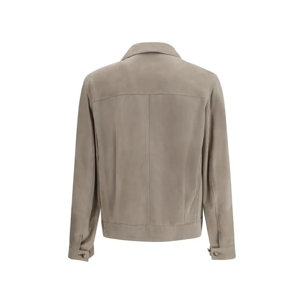Brunello Cucinelli Bicolor Calf Leather Bos Taurus Clothing