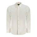 Hugo Boss White Cotton Men Shirt