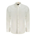 Chemise Hugo Boss blanche en coton pour homme