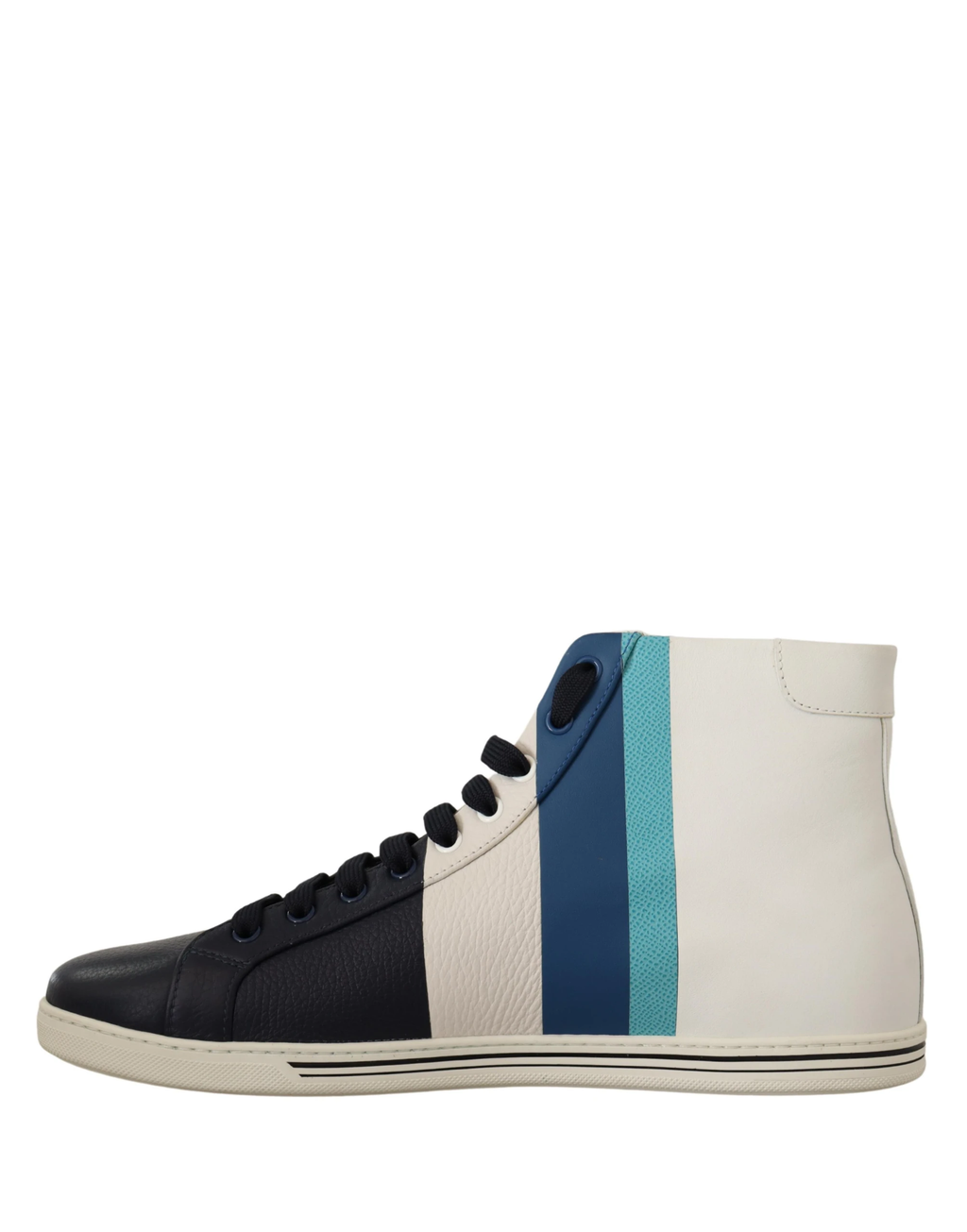Dolce & Gabbana Multicolor Leather Mid Top Sneakers Shoes Dolce & Gabbana
