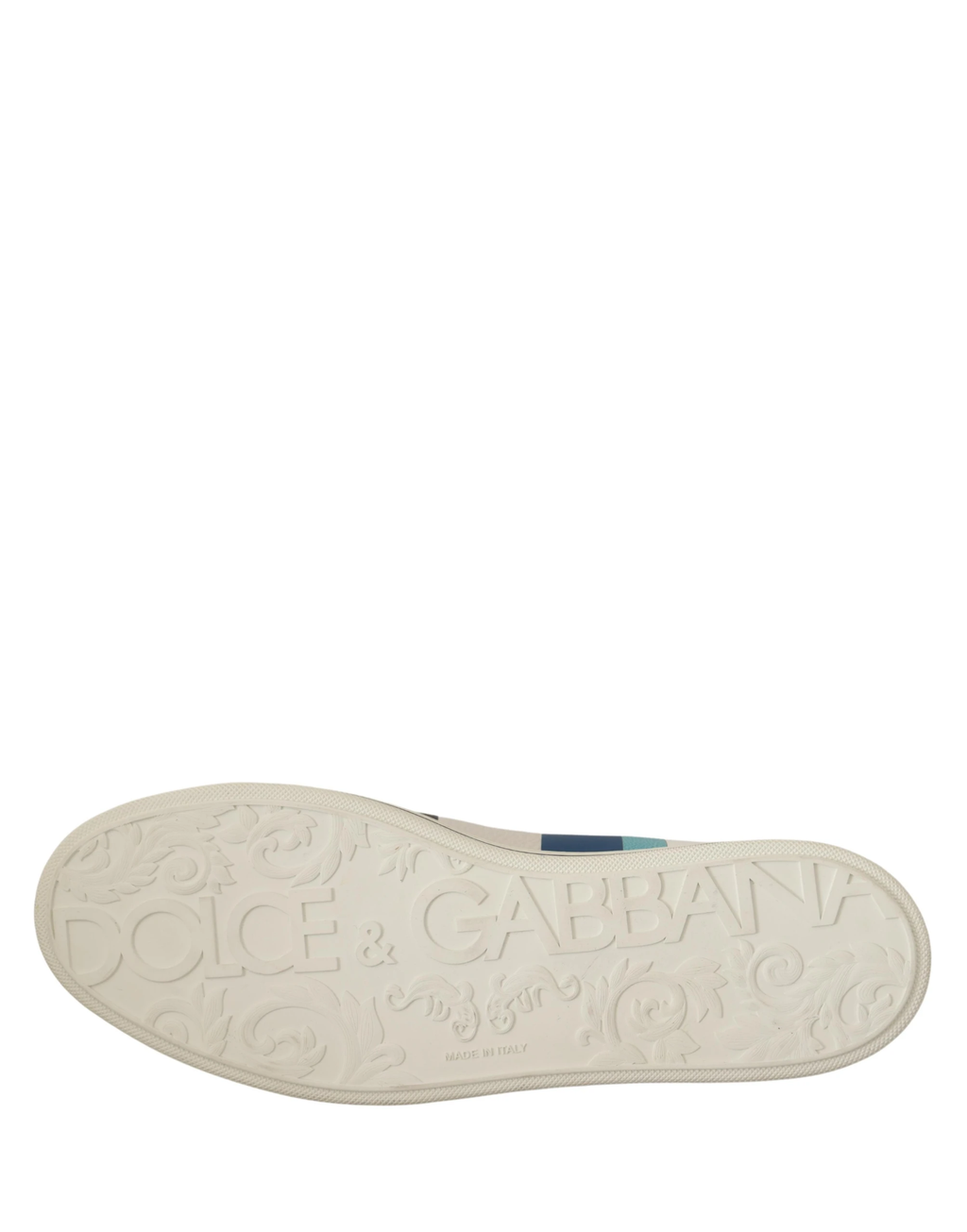 Dolce & Gabbana Multicolor Leather Mid Top Sneakers Shoes Dolce & Gabbana