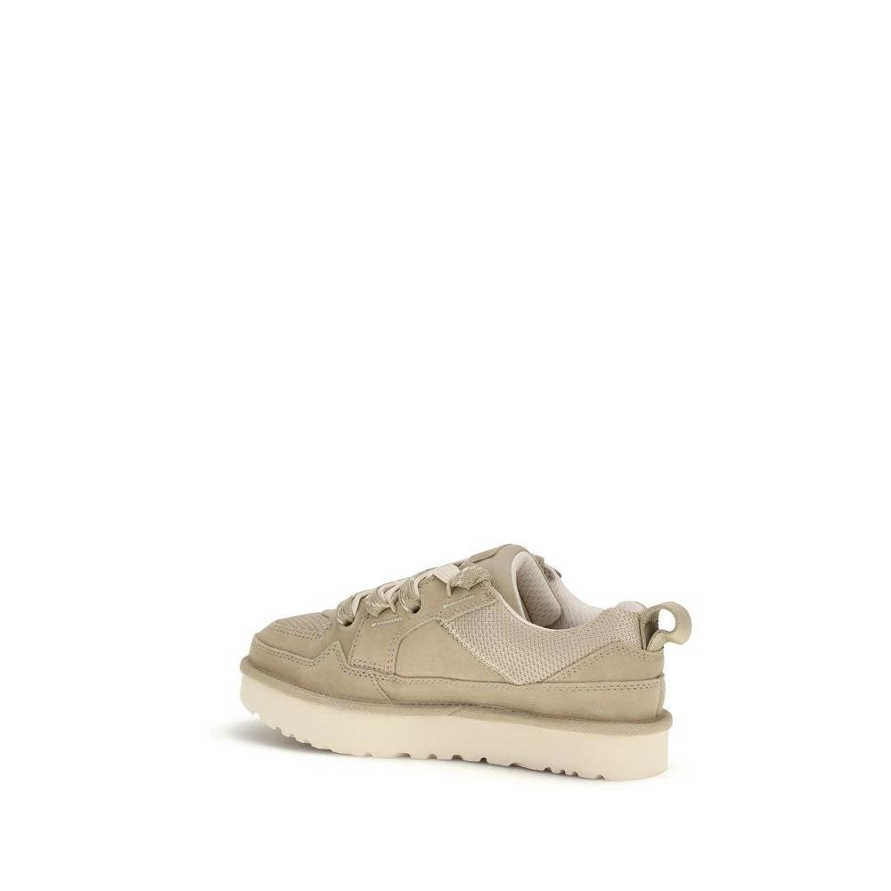 Baskets basses UGG Bos Taurus en cuir de veau beige