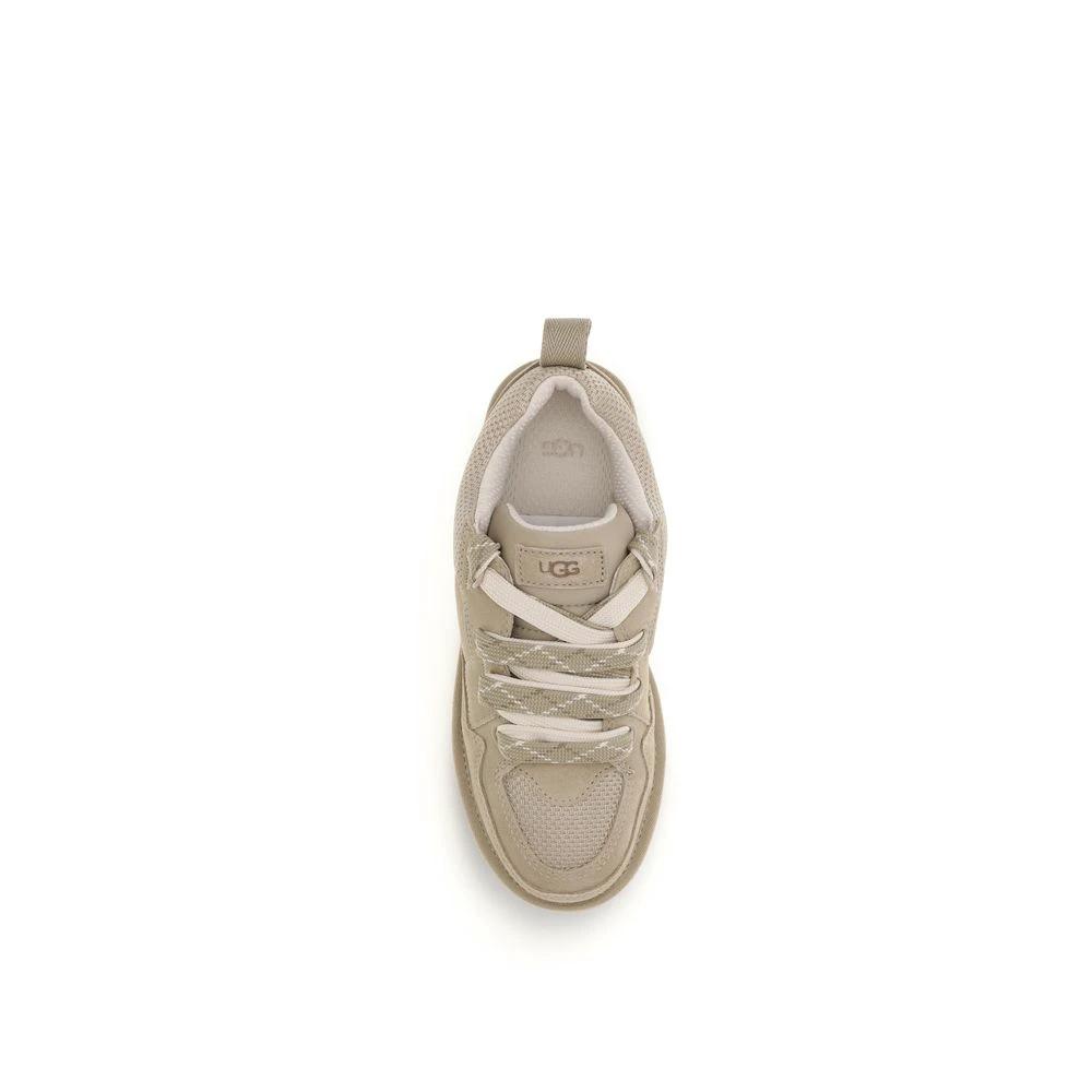 Baskets basses UGG Bos Taurus en cuir de veau beige